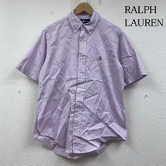 ラルフローレン クラシックフィット ボタンダウン オックスフォード 半袖 シャツ ワンポイント ポニー 刺繍 メンズ M ISItems【USED】【古着】【中古】50141427