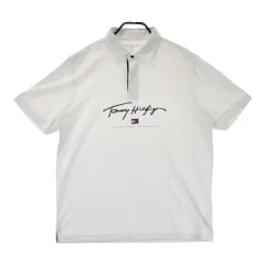 サイズ：XL TOMMY HILFIGER GOLF トミー ヒルフィガーゴルフ  半袖ポロシャツ  ホワイト系 [240101544450] ゴルフウェア メンズ ストスト