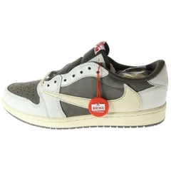 NIKE (ナイキ) ×TRAVIS SCOTT AIR JORDAN1 LOW OG SP トラヴィススコット エアジョーダン1 リバースモカ ローカットスニーカー US8.5/26.5cm DM7866-162