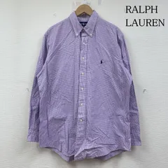 ラルフローレン CLASSIC FIT 長袖 ボタンダウン シャツ ブラウス チェック柄 サイズ17/43 メンズ - ISItems【USED】【古着】【中古】50141479