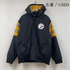 古着 90s ピッツバーグ スティーラーズ ロゴ 刺繍 7ゲームデー パファー ジャケット サイン入り メンズ M ISItems【USED】【古着】【中古】50141507