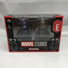 【中古】未開封)ブラックパンサー MARVEL ハッピーくじ BE@RBRICK ペアブリック賞 E[22]