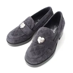 シャネル　CHANEL ローファー　ヒール　ハート　マトラッセ　キルティング シャネル CHANEL ローファー ヒール ハート マトラッセ キルティング