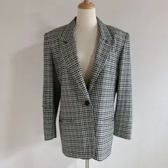 mila schon ジャケット　テーラードジャケット　チェック　肩パッド付　サイズ44 レディース　中古品　管理番号KKVTRRA92