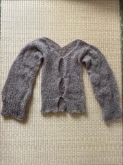 未使用NKNIT ンニット stripe knit towel hoodie - メルカリ