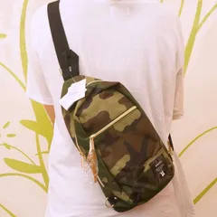 anello ポリキャンパス縦型ボディバッグ AT-B0194 CAMO アネロ