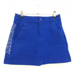 ジャックバニー ストレッチスカート ブルー×白 サイドロゴ 内側インナーパンツ レディース 0(S) ゴルフウェア 2023年モデル Jack Bunny