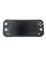 【管理番号-P】任天堂Switch Lite　任天堂スイッチライト　グレー　本体+ラバーケース+ハードケース付　中古　初期化済み　現状品