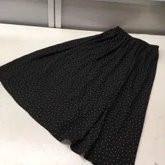 送料無料★CINEMA CLUB シネマクラブ★ロングスカート ドット柄ロングスカート★Lサイズ#50309sbl