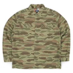 パタゴニア PATAGONIA FA19 2019年 00s フィヨルドフランネルシャツ 定番 カモフラージュ柄 USA ヴィンテージ アメリカ 古着 メンズ シャツ カーキ系 迷彩柄 L【中古】