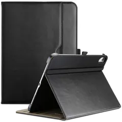 新品 ProCase iPad 11世代/10世代 ケース iPad（A16）11インチ 2025/10.9インチ 2022通用 PUレザーカバー A2696 A2757 A2777 ペン収納 耐衝撃 手帳型 スタンド フォリオカバー（ブラック）