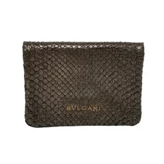 Jenni美品ブルガリモネーテ古代エナメルクラッチバッグメダル Jenni美品ブルガリモネーテ古代エナメルクラッチバッグメダル