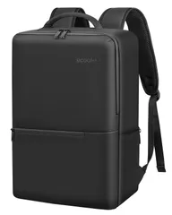 [ecoofee] ビジネスリュック メンズ 防水 15.6インチ PCリュック 止水ファスナー 軽量 リックサックメンズ 大容量 A4収納可 通勤 バックパック 薄型 高校生 通学 出張 旅行 黒 防災 男女兼用