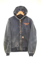 カーハート Carhartt J140 Duck Active Jacket ダックアクティブ フードジャケット ジャケット ブルー Mサイズ 103MT-3293のサムネイル