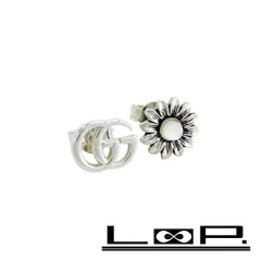 【美品✨付属品完備品】GUCCI ダブルG フラワー SV925 ピアス 210.jpg