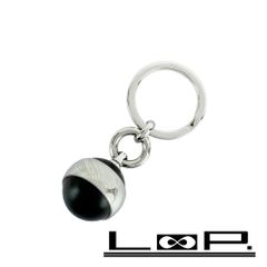 □未使用□ カルティエ ウッド スフィア 球体 ボール キーホルダー SS  