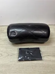 【正規品】 新品未使用品　シャネル CHANEL メガネケース　レザー　ブラック 2025年最新】Yahoo!オークション -「シャネル メガネ ケース」の中古品