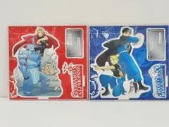 SQUARE ENIX 鋼の錬金術師 アクリルジオラマスタンド RED BLUE 2点セット 未使用品 中古 [M-6017]