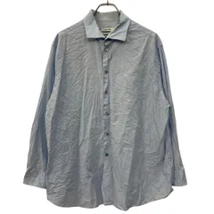 Calvin Klein 長袖 無地シャツ XL ライトブルー カルバンクライ ボタン レギュラーフィット シンプルシャツ シンプル 春物 a710-7018