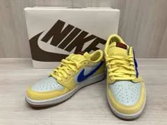 TRAVIS SCOTT NIKE WMNS AIR JORDAN 1 LOW OG SP “Canary”27cm スニーカー