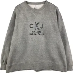 古着 90年代 カルバンクライン Calvin klein JEANS ロゴスウェットシャツ トレーナー メンズXL相当/eaa591599
