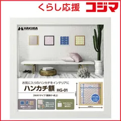【 新品 未開封 】 ハクバ ハンカチ額 HG-01 ホワイト FWHG-01WT 未使用 送料無料