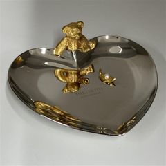真珠★ミキモトインターナショナル★テディベア陶製小物入れジュエリーボックス★ 真珠☆ミキモトインターナショナル☆テディベア陶製小物入れジュエリー