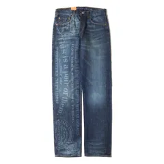 新品 Levis リーバイス デニムパンツ サイズ:31×34 00s EURO企画 ラベルプリント 501 デニム パンツ 501-0180 デッドストック インディゴ スペイン製 ボトムス ジーンズ ジーパン