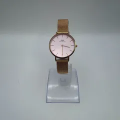 K3499★Daniel wellington 腕時計 ダニエルウェリントン DW ピンク ゴールドカラー 不動品