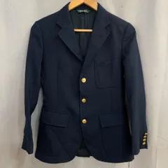 ラルフ Ralph ローレン Lauren テーラード ジャケット 紺ブレ 金ボタン No.I477