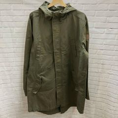 G9908*アールニューボールド☆中綿☆ファー☆モッズコート☆カーキ☆L