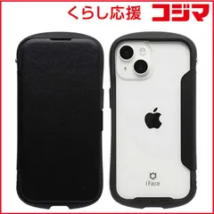 【 新品 未開封 】   HAMEE ［iPhone 15/14/13専用］iFace Reflection ダイアリー ポリカーボネート クリアケース iFace ブラック 41-983515 未使用 送料無料
