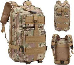 HSE金丸商店 リュック バックパック 大容量 登山 アウトドア 旅行 サバイバル 防水 ミリタリー (CP,  30L)