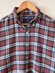 90's Ralph Lauren ラルフローレン ネルシャツ BLAKE L