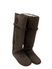Z1562TORYBURCH トリーバーチ　ムートンブーツ　ロング　モカ　ブラウン　レディース　サイズ不明
