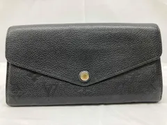 LOUIS VUITTON ルイヴィトン モノグラムアンプラント ポルトフォイユサラ ノワール レザー ブラック CA2115