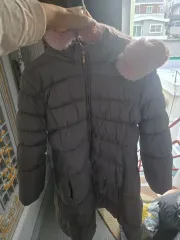 PerimitzピンクファーAcetyl-CoAフード ロングダウン150