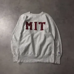 GQ3965◇Champion : 90's USA製 リバースウィーブ スウェットシャツ◇L◇グレー系 刺繍タグ チャンピオン