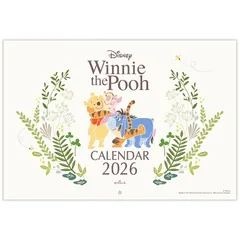 【新品】 ホールマーク ディズニー くまのプーさん 2026年 カレンダー 壁掛け 大 1