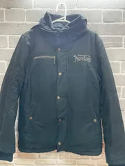 【G3-66】◇ Norton Lサイズ ダウンジャケット　刺繍入り　黒色