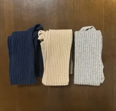 BASERANGE(ベースレンジ) オーバー ニーハイソックス 3点