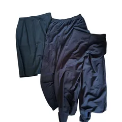 RE318 MISSONI 三点セット まとめ売り レディース ボトムス スカート ミッソーニ SPORT サイズ44  42 ブラック 黒 濃紺 ロングパンツ