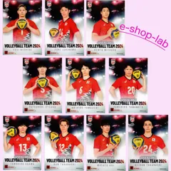 「バレーボール男子日本代表2024」トレーディングカード　BOX特典カード10枚セット！　◆石川裕希　高橋藍他