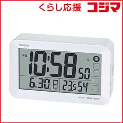 CASIO 電波置時計 IDC-450J-5JF 木目調 - メルカリ