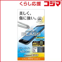 【 新品 未開封 】 エレコム iPhone SE 第3世代/第2世代/8/7専用 ガラスフィルム/0.33mm/ブルーライトカット PMA22SFLGGBL 未使用 送料無料