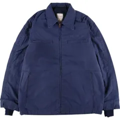 古着 80年代 JACKET UTILITY DARK BLUE ミリタリー ユーティリティジャケット USA製 メンズL相当 ヴィンテージ/eaa566388