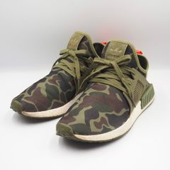 レア 新品 ADIDAS HU NMD 迷彩スニーカー オリーブ/オレンジ - メルカリ