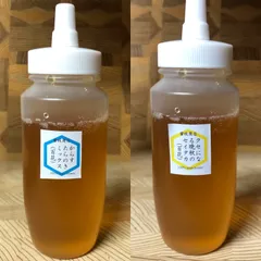 【非加熱・生はちみつ】からすたらのき百花250g&セイタカ百花250g(2本セット)