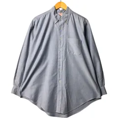 古着 80~90年代 ブルックスブラザーズ Brooks Brothers MAKERS 長袖 ボタンダウンシャツ USA製 メンズL相当 ヴィンテージ/eaa584667