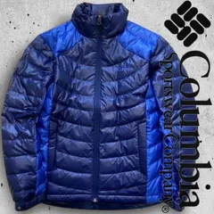 Columbia Sportswear コロンビア スポーツウェア アウトドアウェア DUCK DOWN スタンドカラー ダウンジャケット ダウンブルゾン CU3YMG004 ネイビー×ブルー ▲031▼50828m01